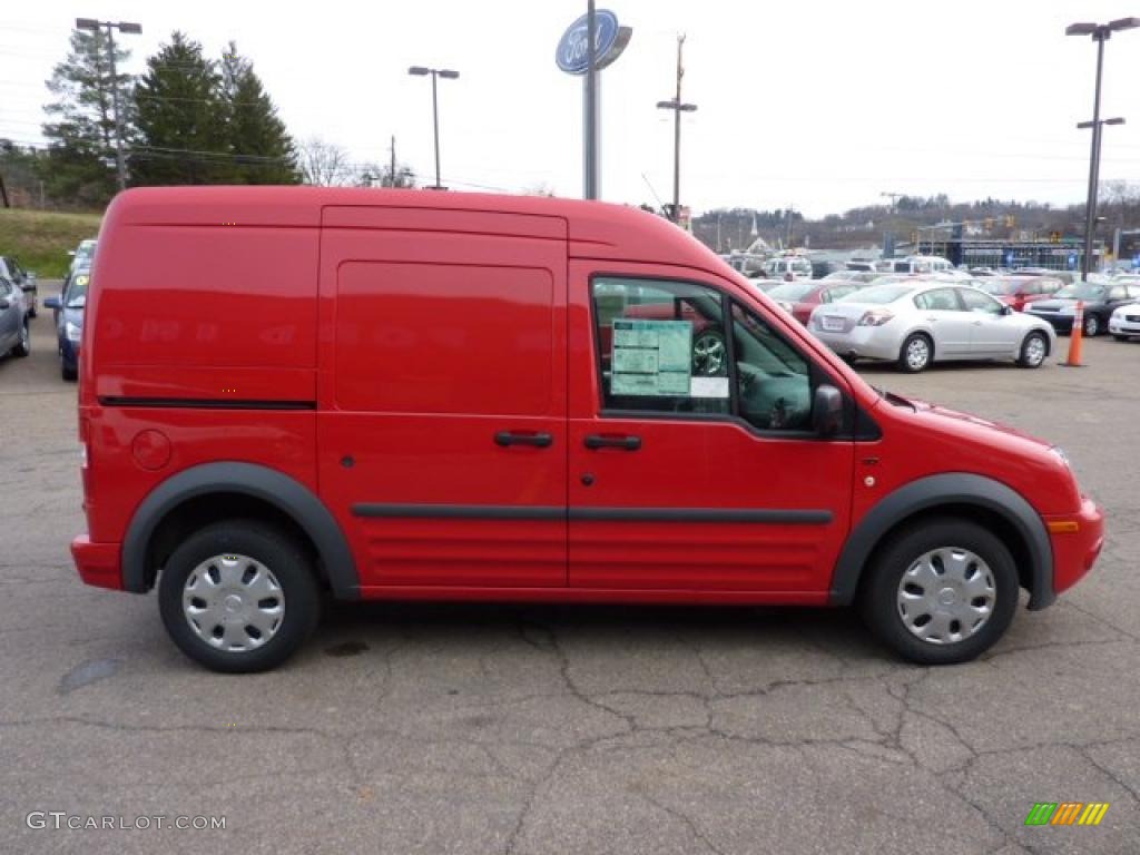 Torch Red 2010 Ford Transit Connect XLT Cargo Van Exterior Photo #40511562