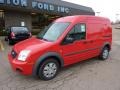 2010 Torch Red Ford Transit Connect XLT Cargo Van  photo #8