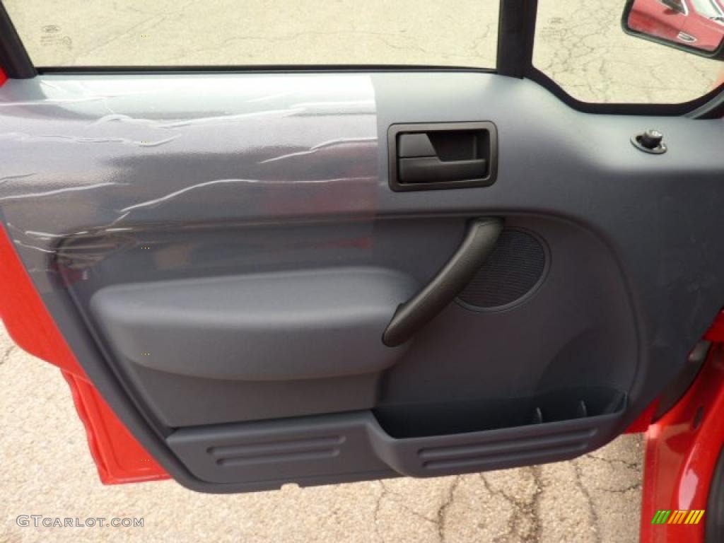 2010 Ford Transit Connect XLT Cargo Van Dark Gray Door Panel Photo #40511666