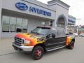 Black 2000 Ford F350 Super Duty Lariat Crew Cab 4x4 Dually