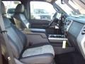 Black Two Tone 2011 Ford F450 Super Duty Lariat Crew Cab 4x4 Dually Interior Color