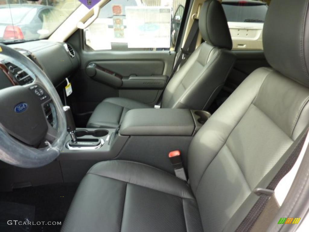 Black Interior 2010 Ford Explorer Limited 4x4 Photo #40513342