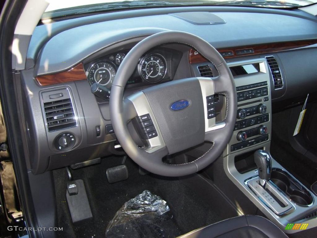 2011 Ford Flex SEL Charcoal Black Dashboard Photo #40513606