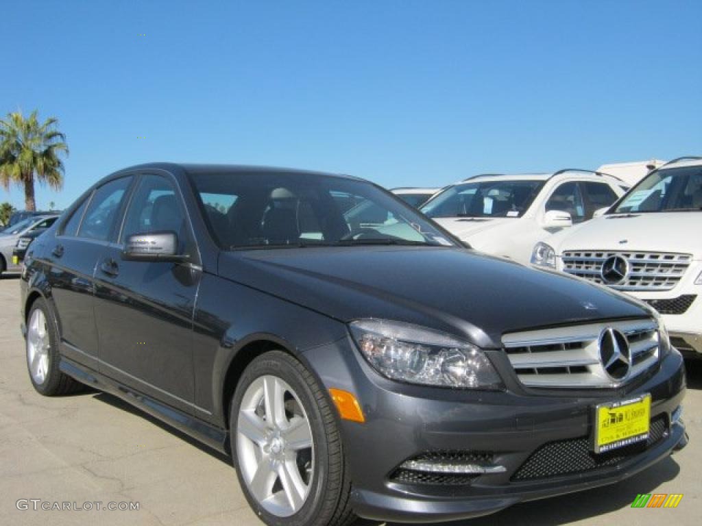 2011 C 300 Sport - Steel Grey Metallic / Black photo #1