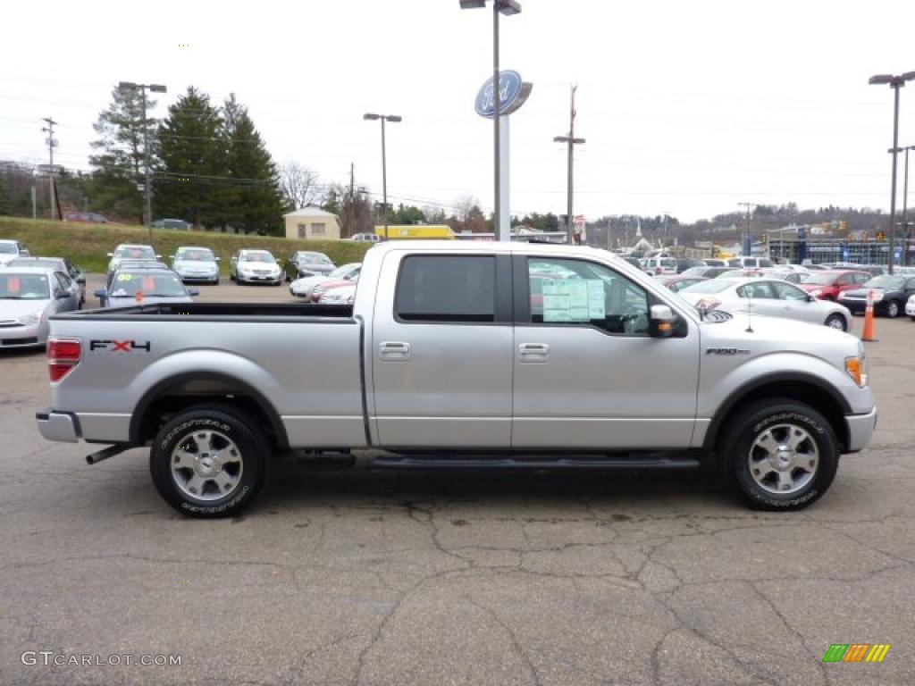2010 F150 FX4 SuperCrew 4x4 - Ingot Silver Metallic / Black photo #5