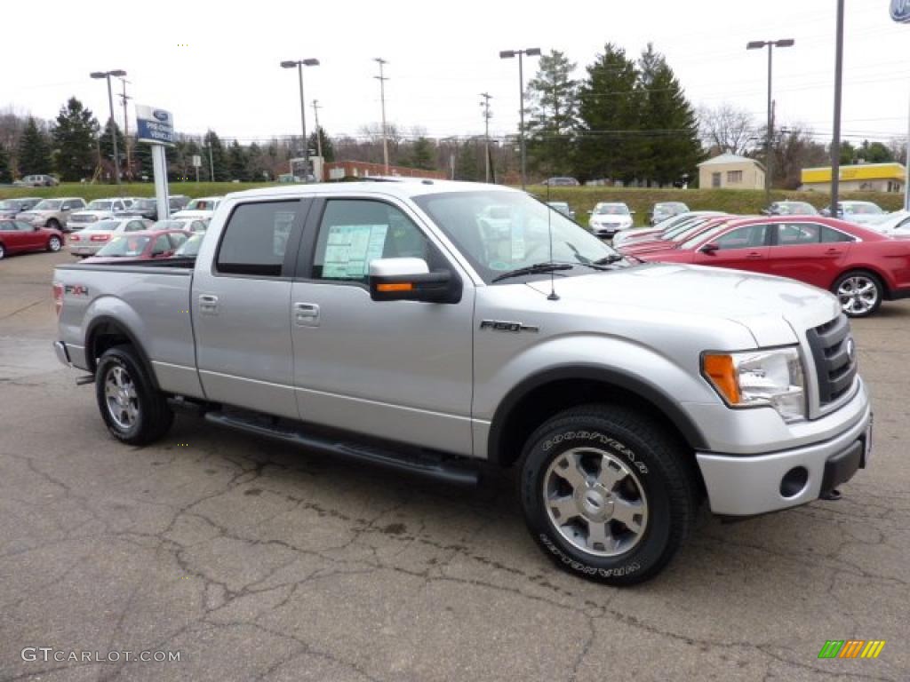 2010 F150 FX4 SuperCrew 4x4 - Ingot Silver Metallic / Black photo #6