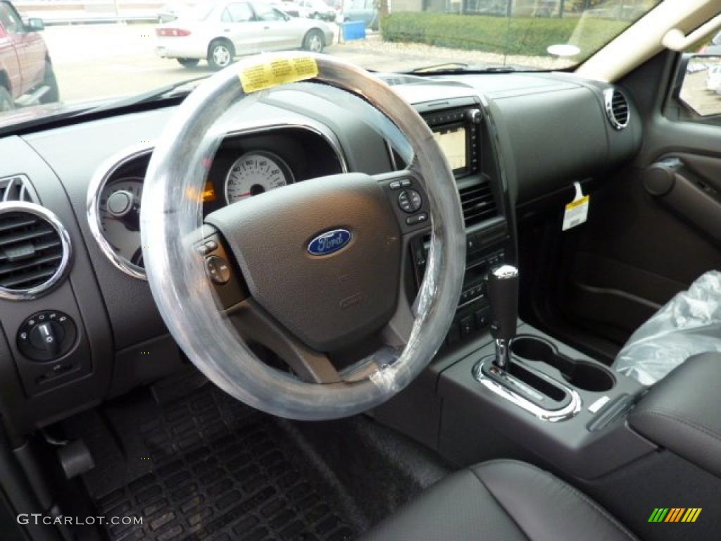 Adrenalin Charcoal Black Interior 2010 Ford Explorer Sport Trac Adrenalin AWD Photo #40514306