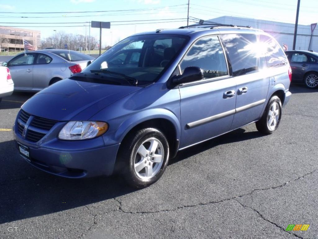 Marine Blue Pearl 2007 Dodge Caravan SXT Exterior Photo #40514650