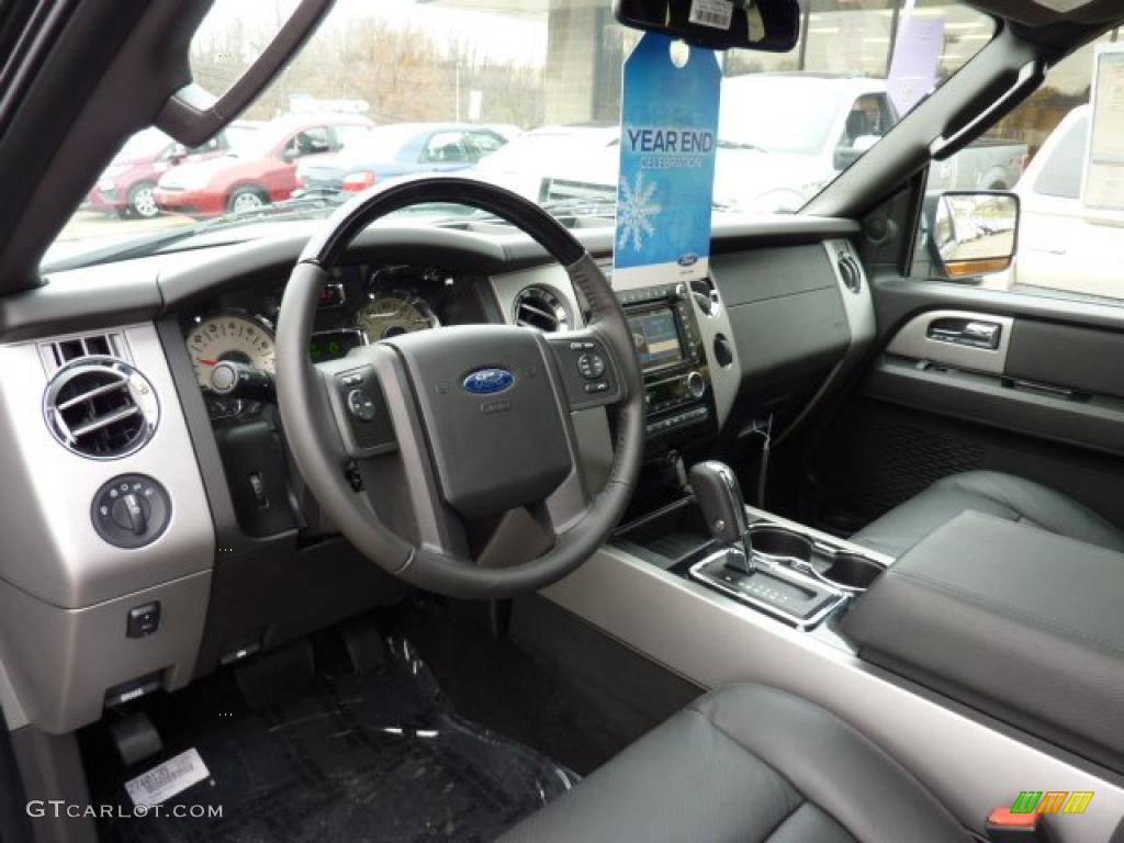Charcoal Black Interior 2011 Ford Expedition Limited 4x4 Photo #40516978