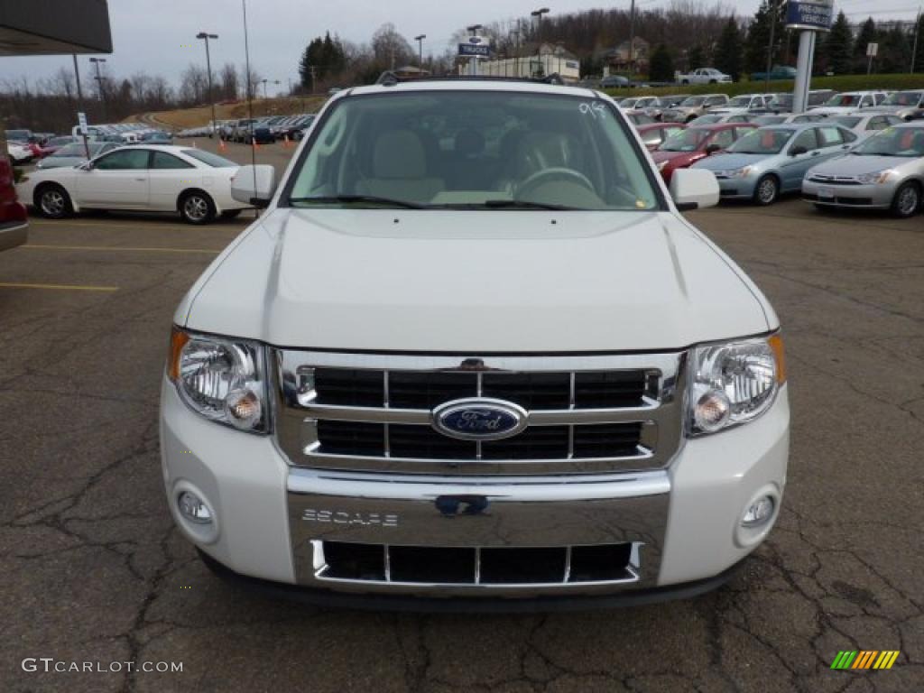 2011 Escape Limited V6 4WD - White Suede / Camel photo #7