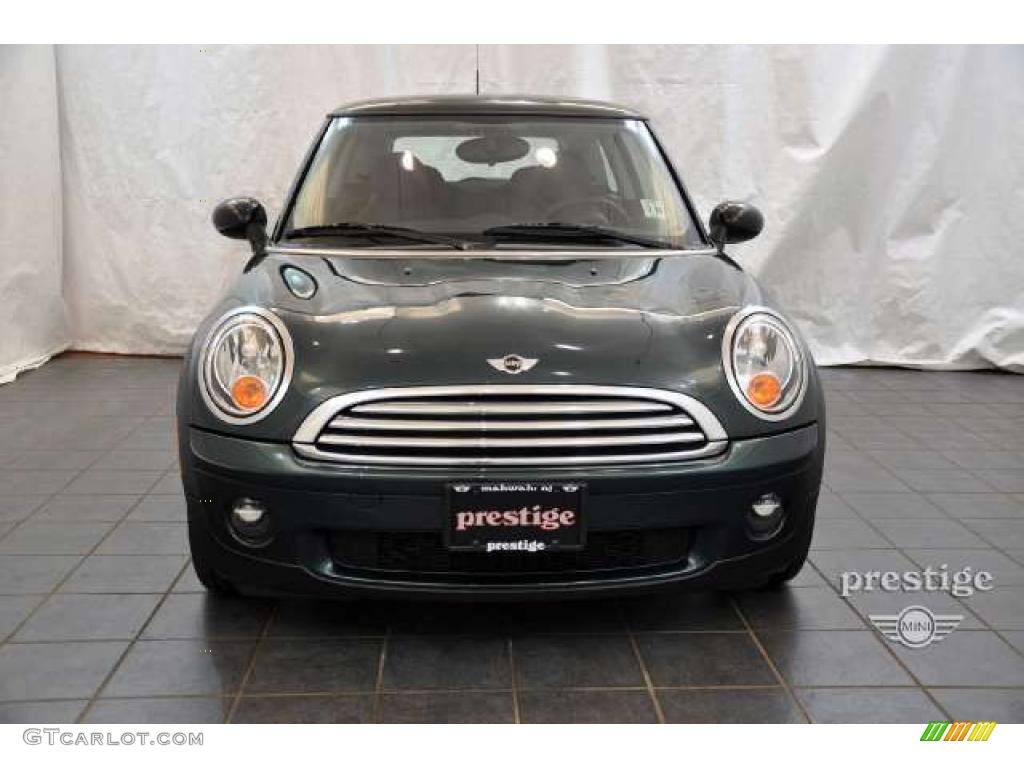 2010 Cooper Hardtop - British Racing Green Metallic / Grey/Carbon Black photo #6