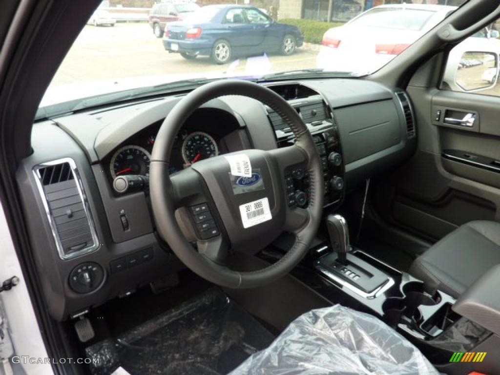 2011 Escape Limited V6 4WD - White Suede / Charcoal Black photo #11