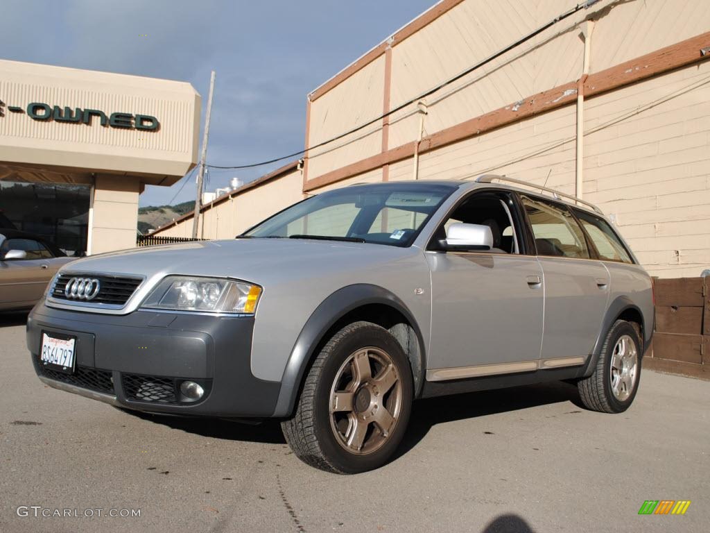 Light Silver Metallic 2002 Audi Allroad 2.7T quattro Exterior Photo #40519446