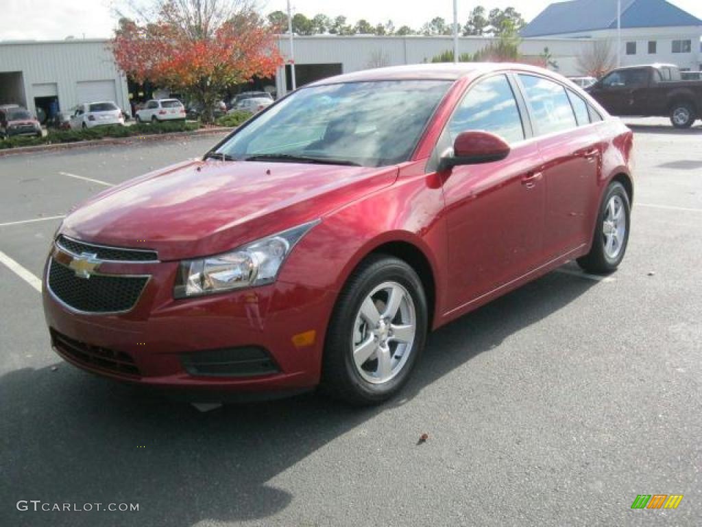 Crystal Red Metallic Tintcoat 2011 Chevrolet Cruze LT Exterior Photo #40520146