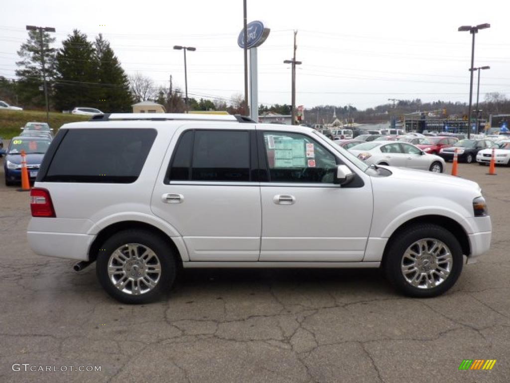 White Platinum Tri-Coat 2011 Ford Expedition Limited 4x4 Exterior Photo #40520214