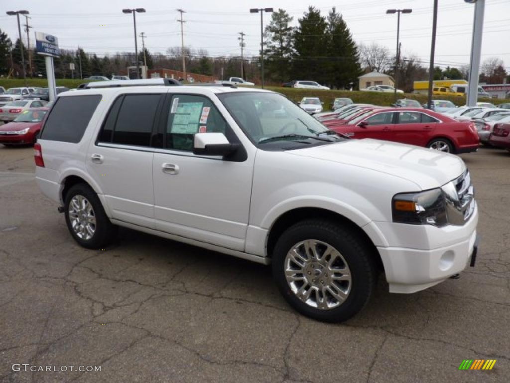 White Platinum Tri-Coat 2011 Ford Expedition Limited 4x4 Exterior Photo #40520230