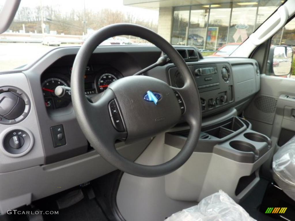 Medium Flint Interior 2011 Ford E Series Van E150 XLT Cargo Photo #40520634