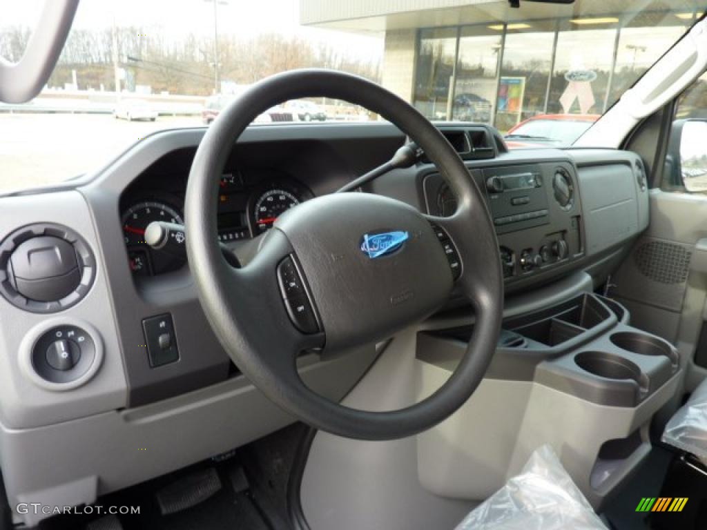 Medium Flint Interior 2011 Ford E Series Van E250 XL Cargo Photo #40520970