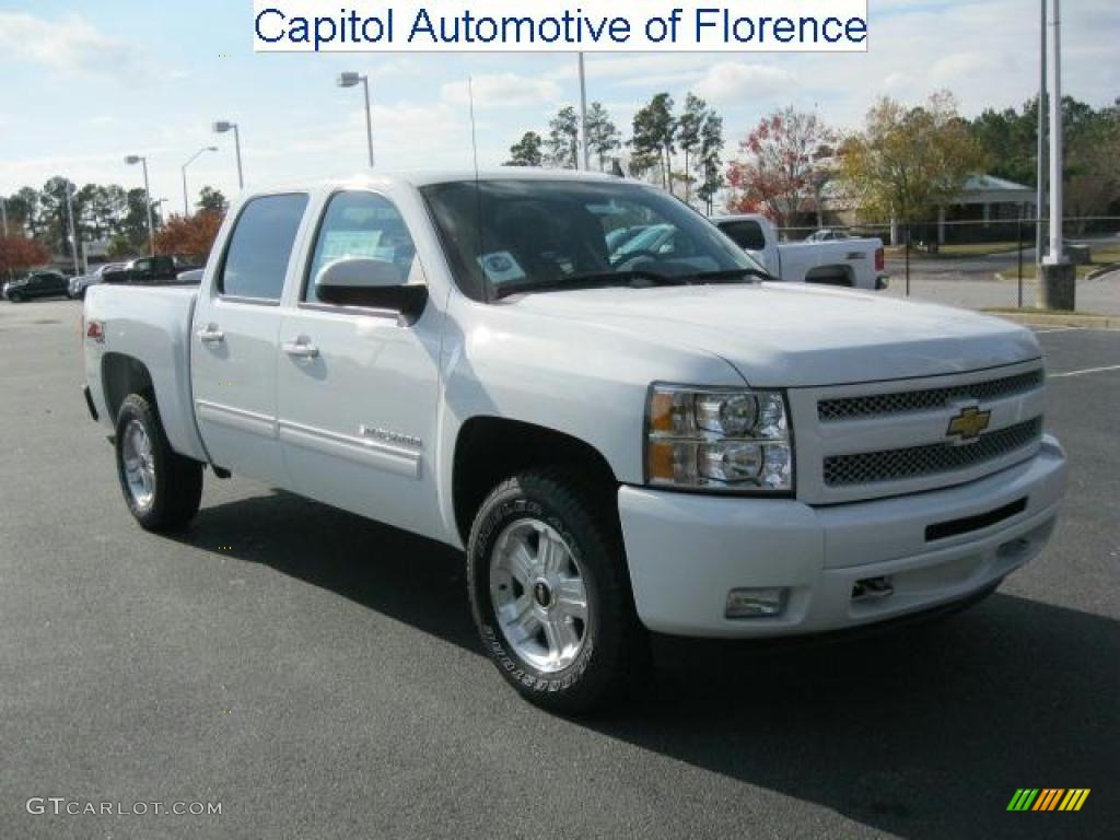 2011 Silverado 1500 LT Crew Cab 4x4 - Summit White / Ebony photo #1