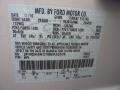 UG: White Platinum Tri-Coat 2011 Ford Edge Limited AWD Color Code