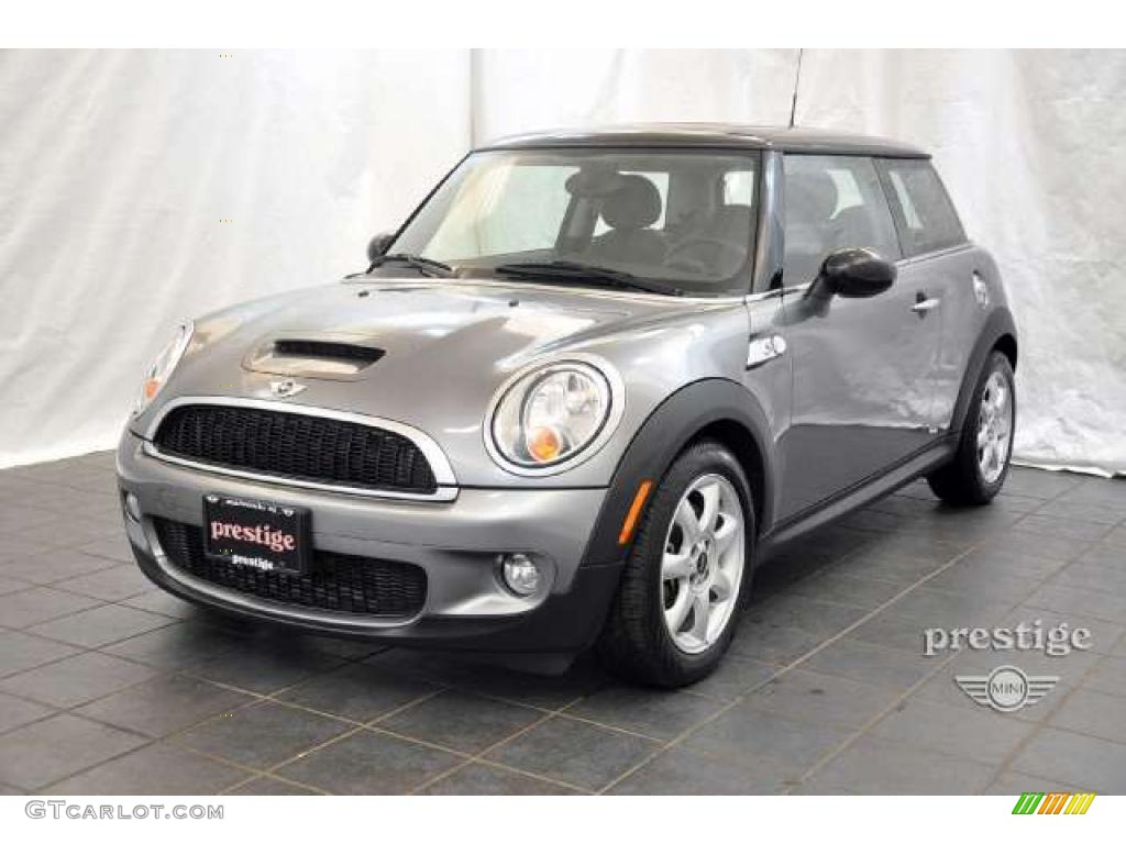 2010 Cooper S Hardtop - Sparkling Silver Metallic / Grey/Carbon Black photo #1