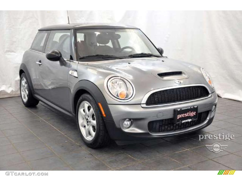 2010 Cooper S Hardtop - Sparkling Silver Metallic / Grey/Carbon Black photo #8