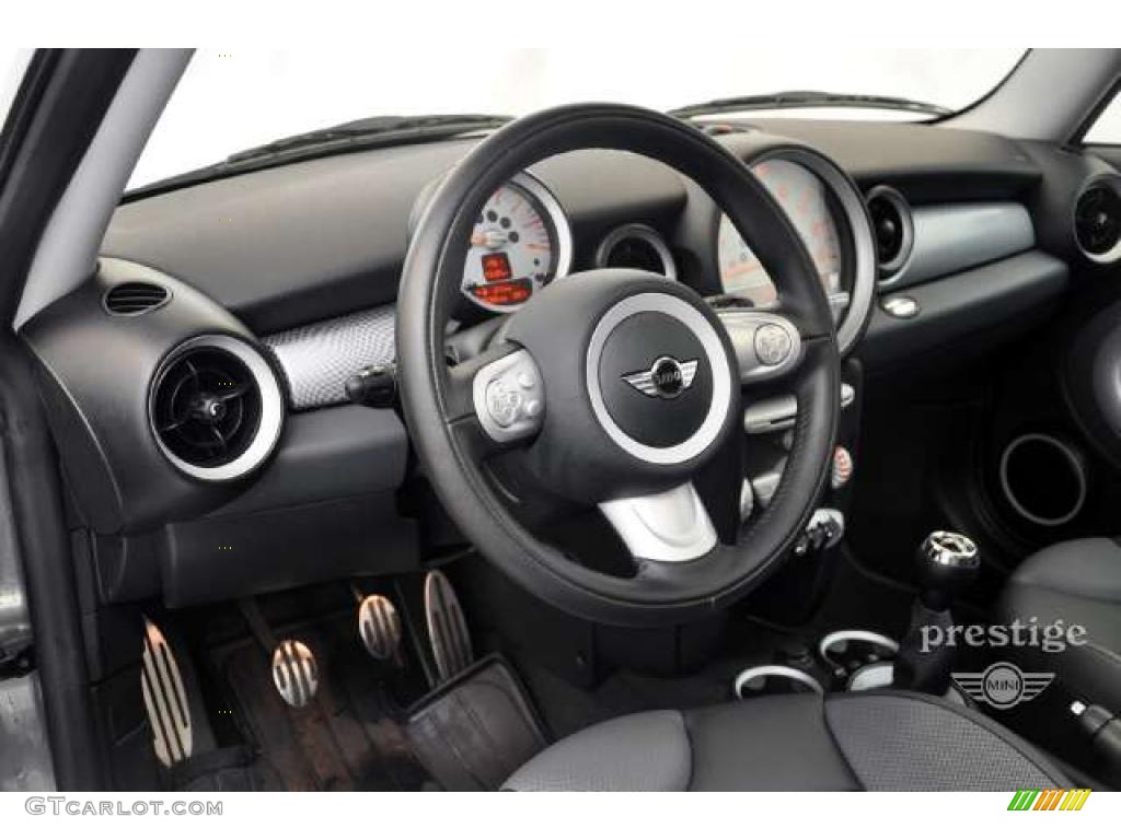 2010 Cooper S Hardtop - Sparkling Silver Metallic / Grey/Carbon Black photo #14