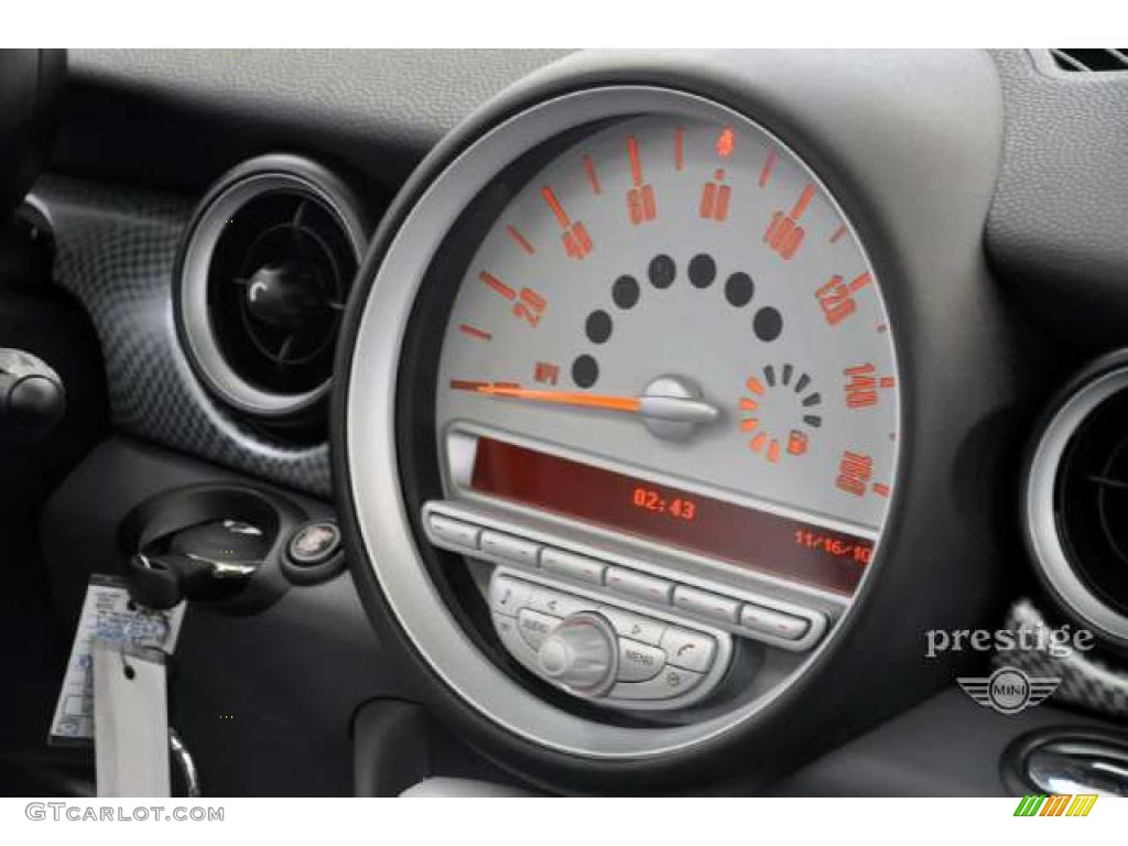 2010 Cooper S Hardtop - Sparkling Silver Metallic / Grey/Carbon Black photo #15