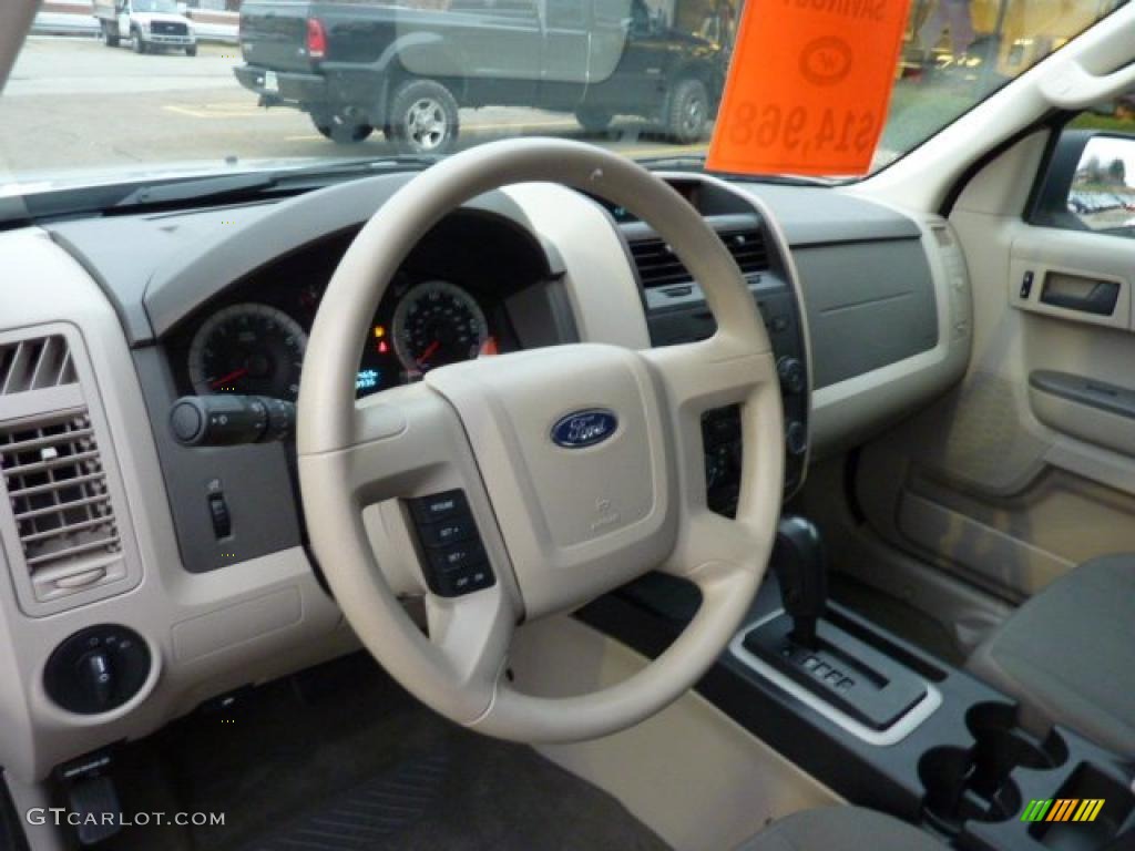 2009 Ford Escape XLS Stone Dashboard Photo #40522667