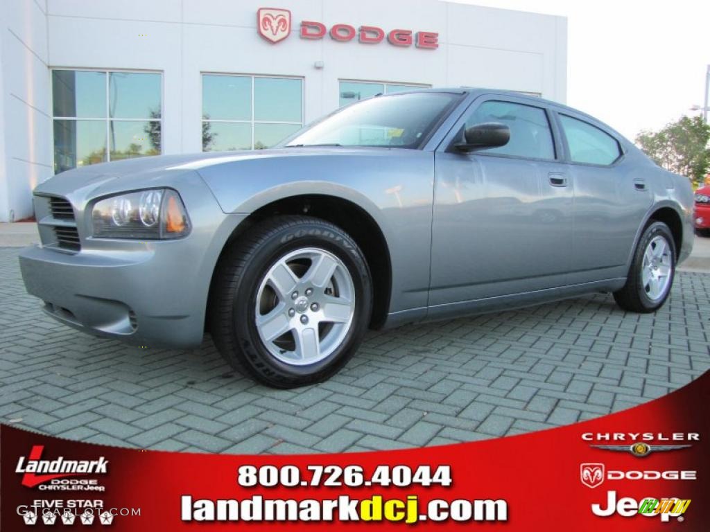 Silver Steel Metallic Dodge Charger
