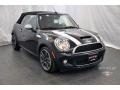 2010 Midnight Black Metallic Mini Cooper S Convertible  photo #8