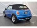 2010 Laser Blue Metallic Mini Cooper S Convertible  photo #4