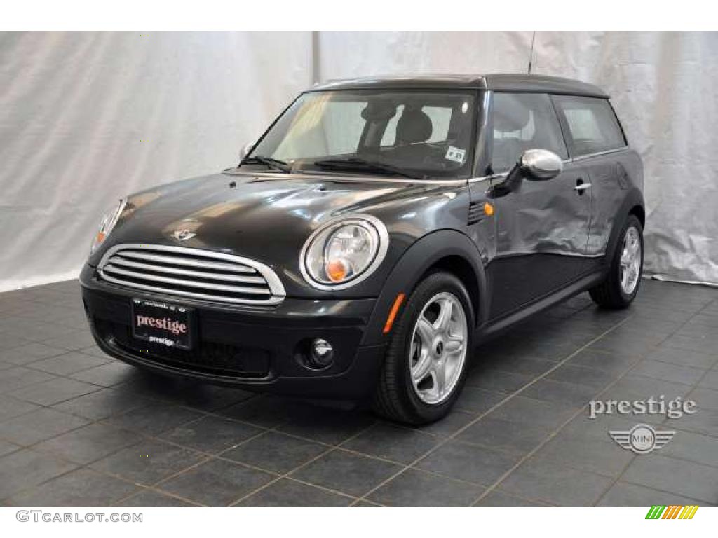 2010 Cooper Clubman - Midnight Black Metallic / Grey/Carbon Black photo #1