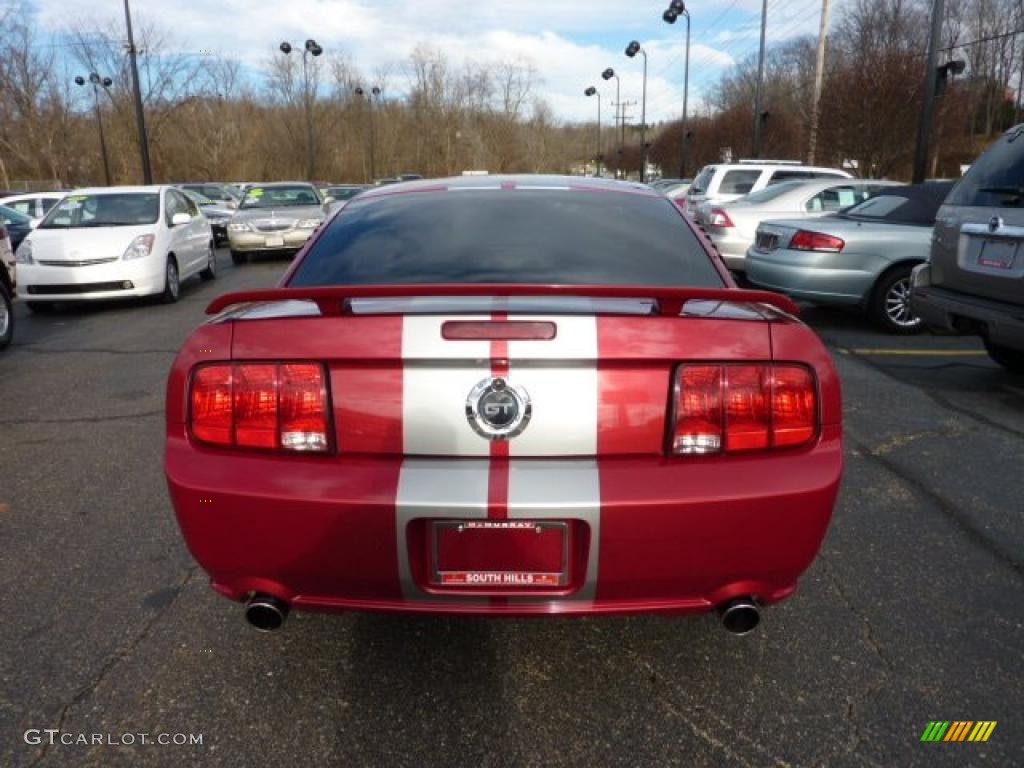 2005 Mustang GT Premium Coupe - Redfire Metallic / Medium Parchment photo #3