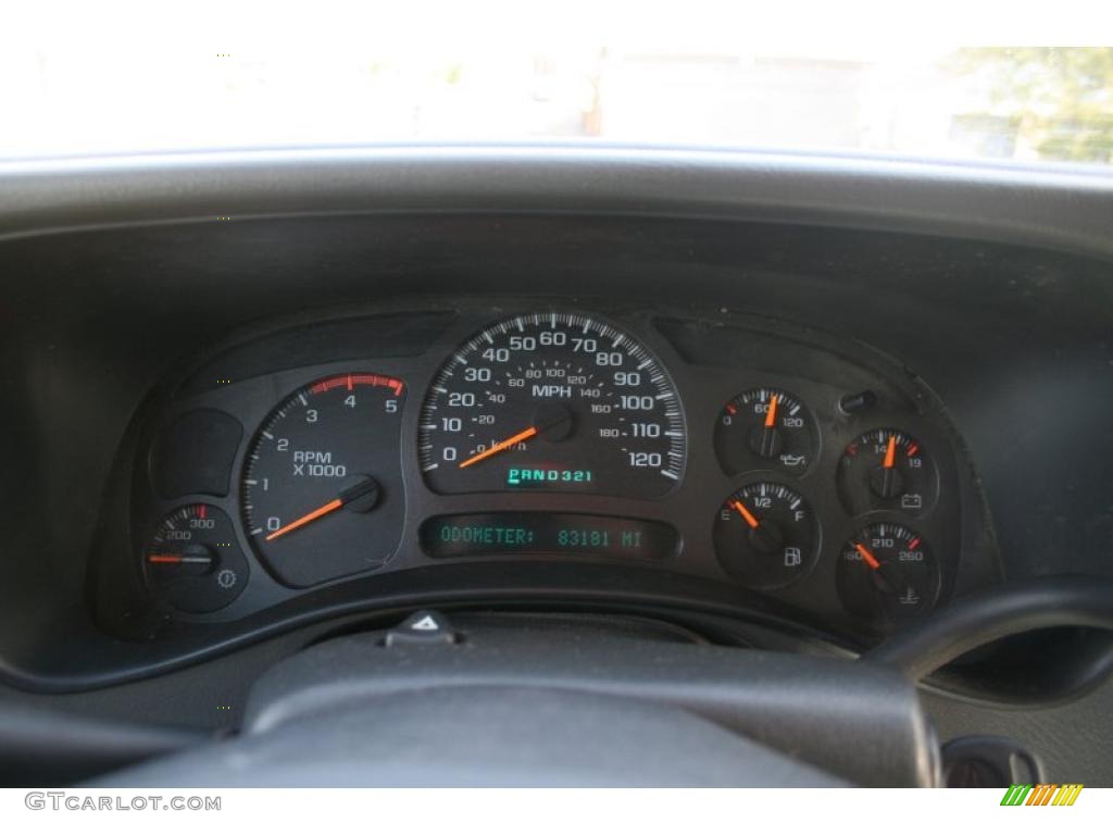 2004 Chevrolet Silverado 2500HD LS Extended Cab 4x4 Gauges Photo #40527584