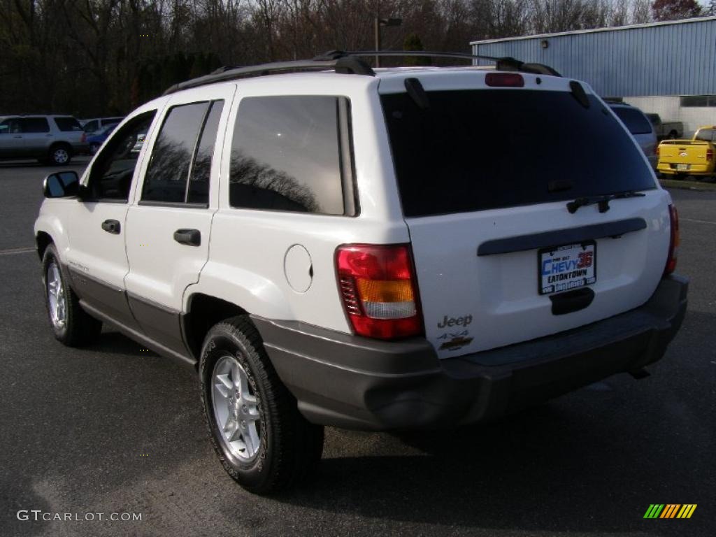 2003 Grand Cherokee Laredo 4x4 - Stone White / Dark Slate Gray photo #5