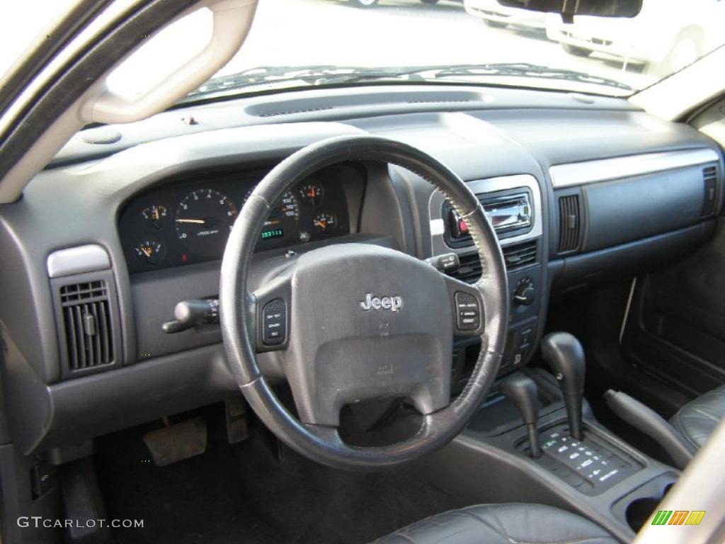 2003 Grand Cherokee Laredo 4x4 - Stone White / Dark Slate Gray photo #9