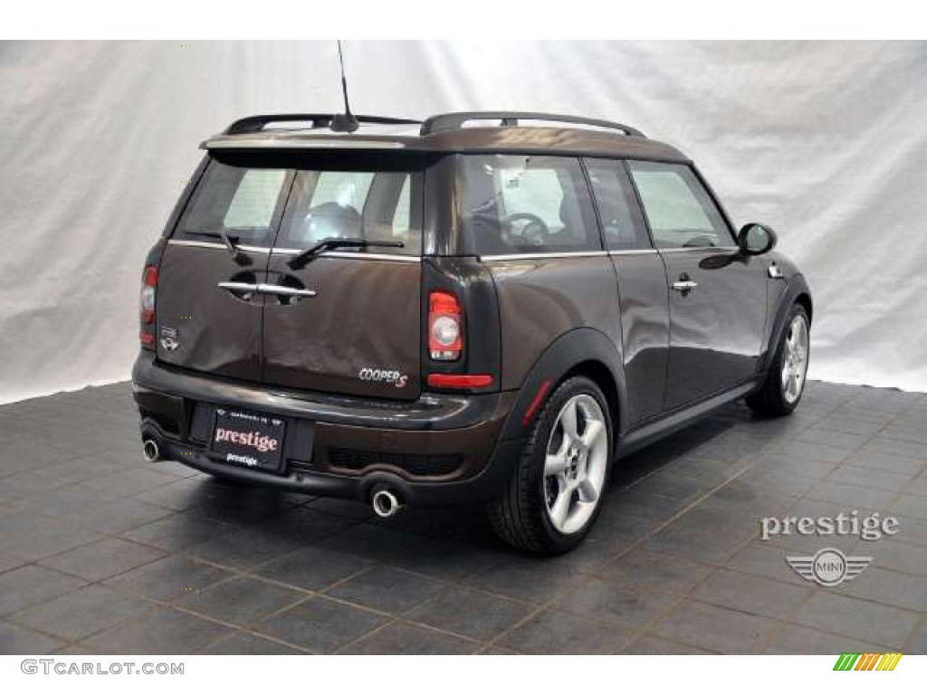 2010 Cooper S Clubman - Hot Chocolate Metallic / Punch Carbon Black Leather photo #2