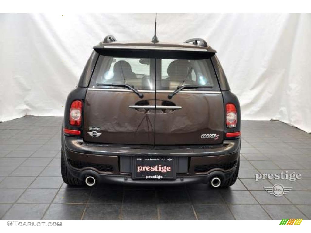 2010 Cooper S Clubman - Hot Chocolate Metallic / Punch Carbon Black Leather photo #3