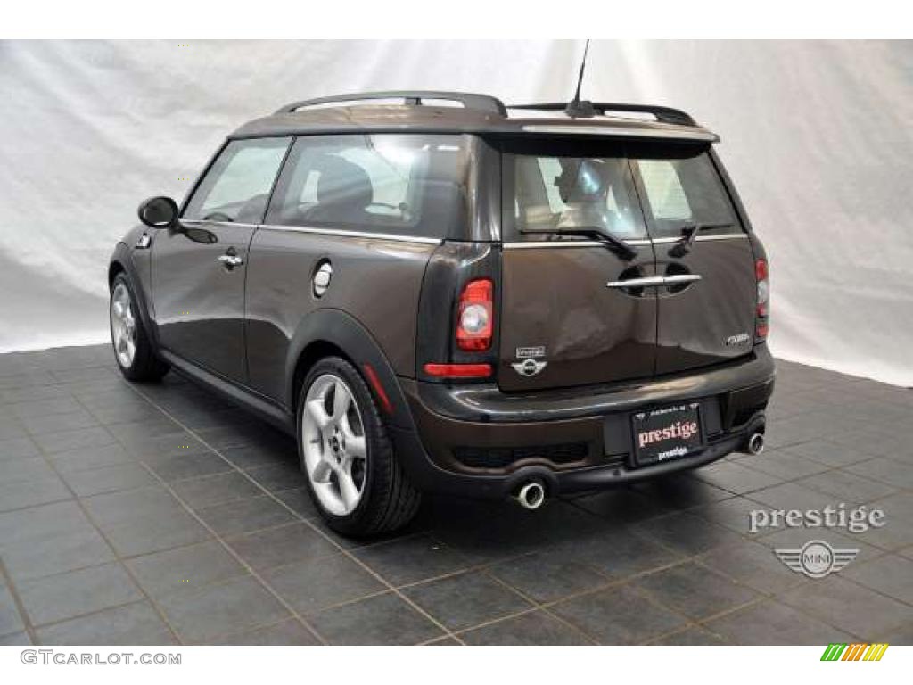 2010 Cooper S Clubman - Hot Chocolate Metallic / Punch Carbon Black Leather photo #4