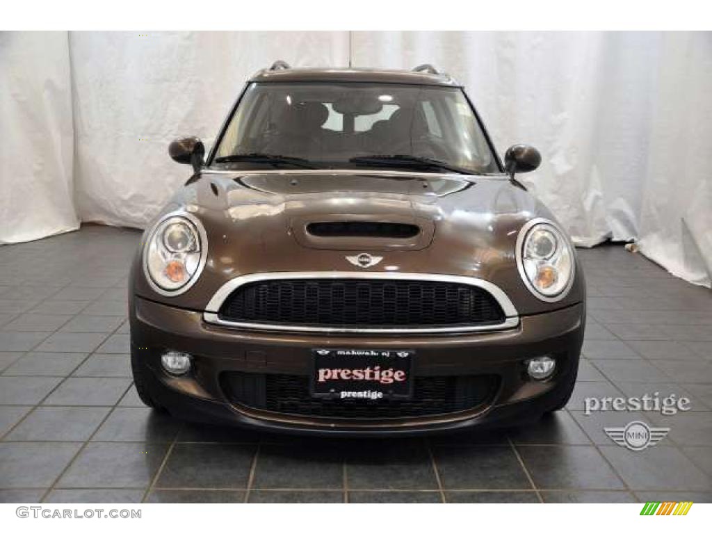 2010 Cooper S Clubman - Hot Chocolate Metallic / Punch Carbon Black Leather photo #6