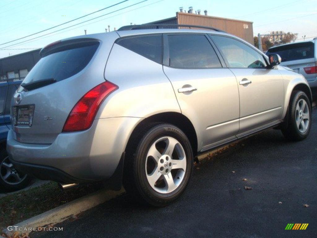 2004 Murano SL - Sheer Silver Metallic / Charcoal photo #4