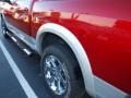 2009 Inferno Red Crystal Pearl Dodge Ram 1500 Laramie Crew Cab 4x4  photo #4
