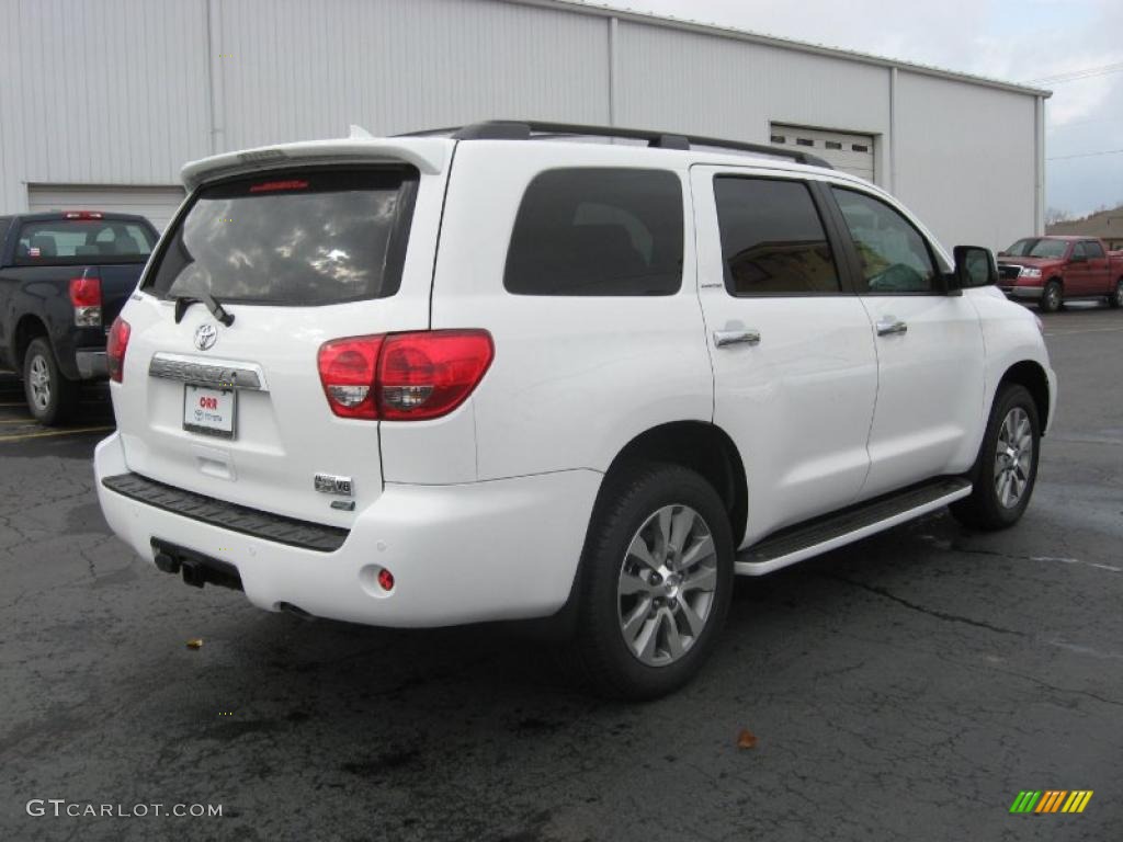 Super White 2011 Toyota Sequoia Limited 4WD Exterior Photo #40531980