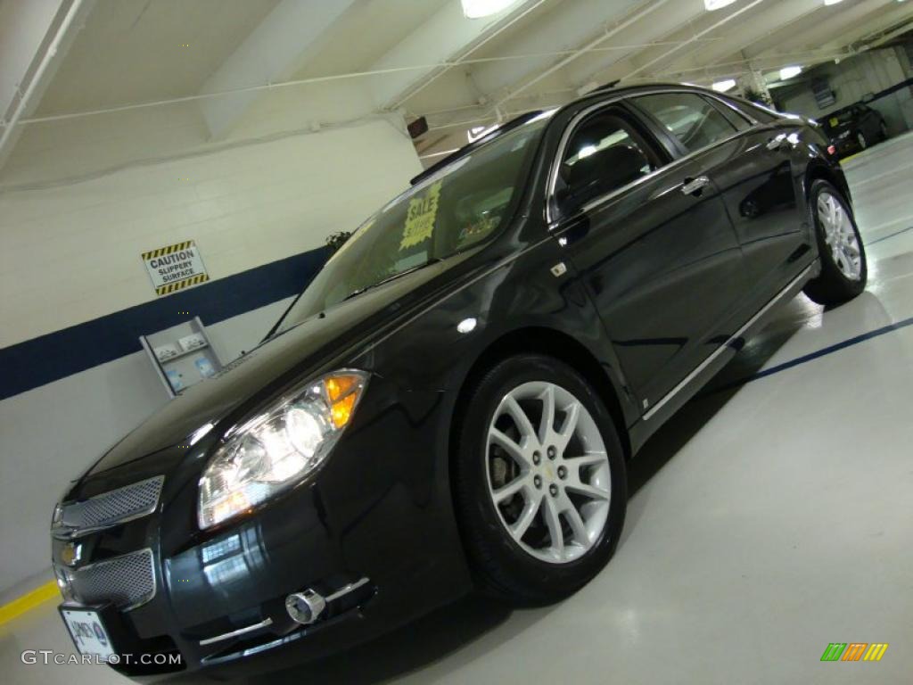 2008 Malibu LTZ Sedan - Black Granite Metallic / Cocoa/Cashmere Beige photo #1