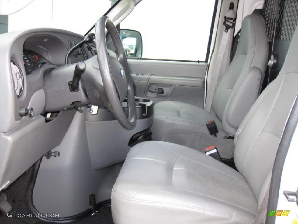 Medium Flint Grey Interior 2007 Ford E Series Van E350 Super Duty Commercial Photo #40533597