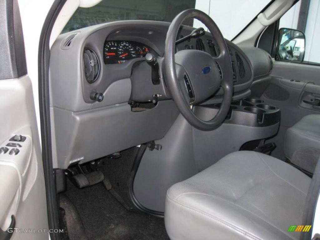 Medium Flint Grey Interior 2007 Ford E Series Van E350 Super Duty Commercial Photo #40533613
