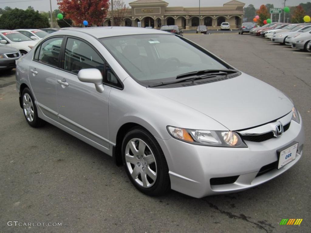 Alabaster Silver Metallic 2011 Honda Civic LX Sedan Exterior Photo #40533761