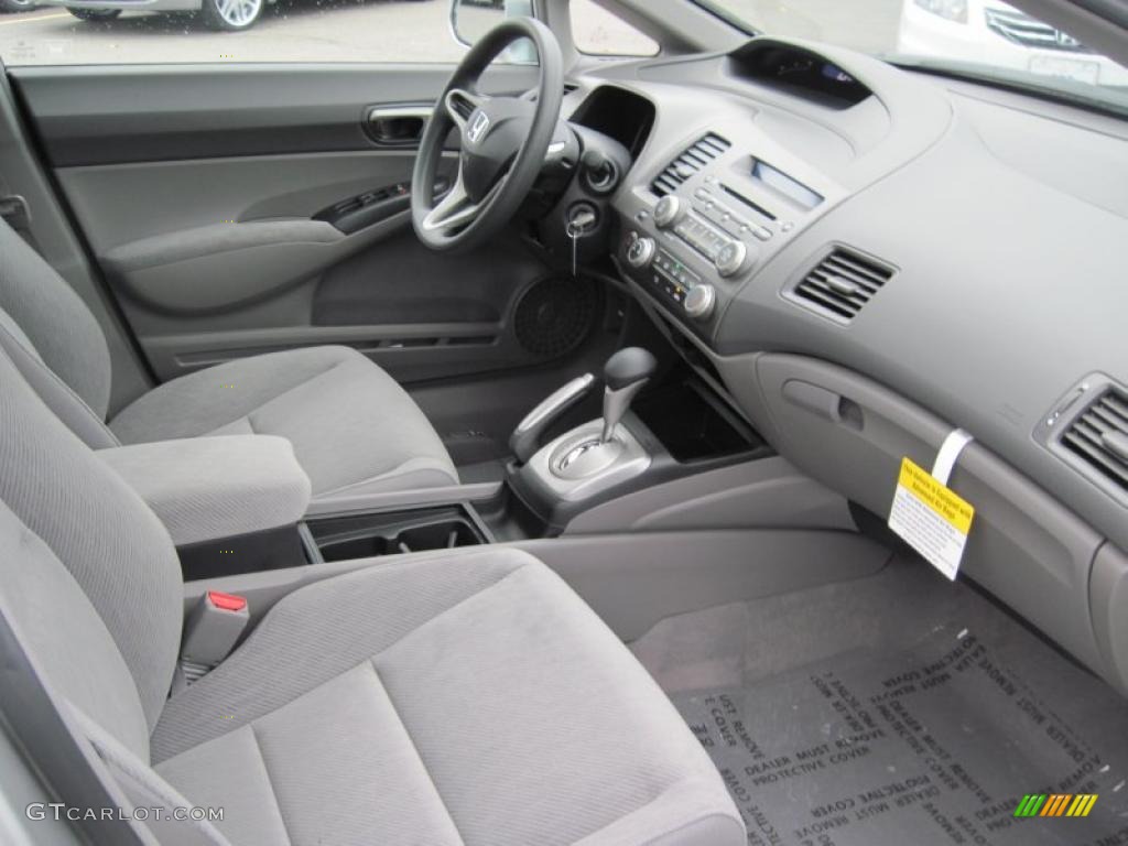 Gray Interior 2011 Honda Civic LX Sedan Photo #40533893