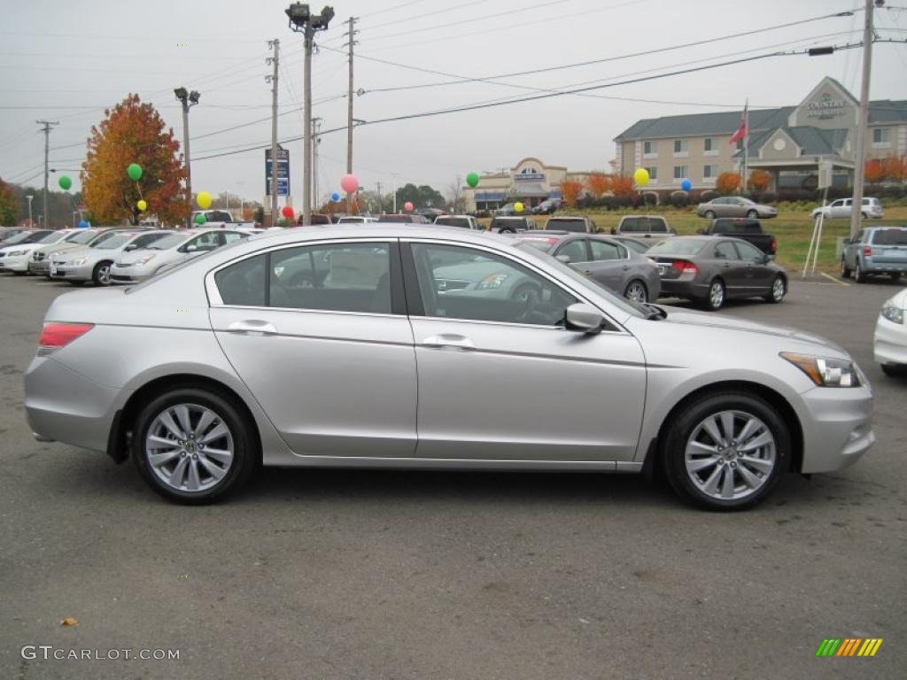 2011 Accord EX-L V6 Sedan - Alabaster Silver Metallic / Black photo #6